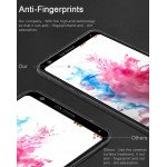 Wholesale LG Stylo 5 Full Tempered Glass Screen Protector Case Friendly (Black Edge)